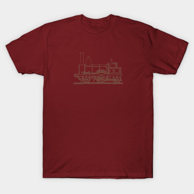 Locomotive T-Shirt by Dascalescu